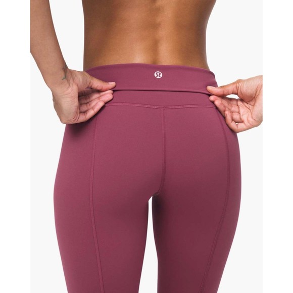 Lululemon Wunder Under Crop High-Rise *Roll Down Scallop Full-On Luxtreme 24" - Picture 2 of 10